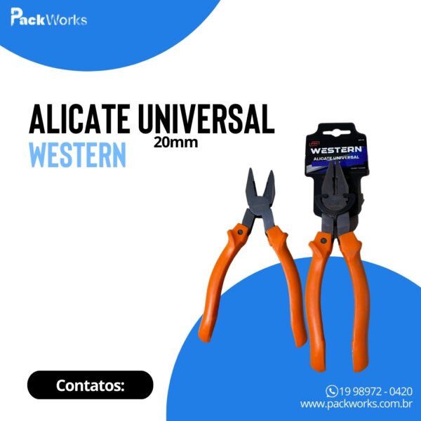 Alicate Universal 20mm Western - Image 2