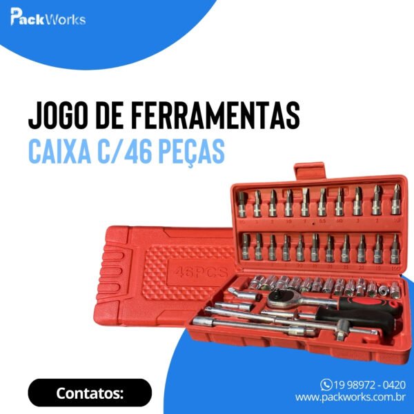 Jogo de Ferramentas C/46 peças - Image 3
